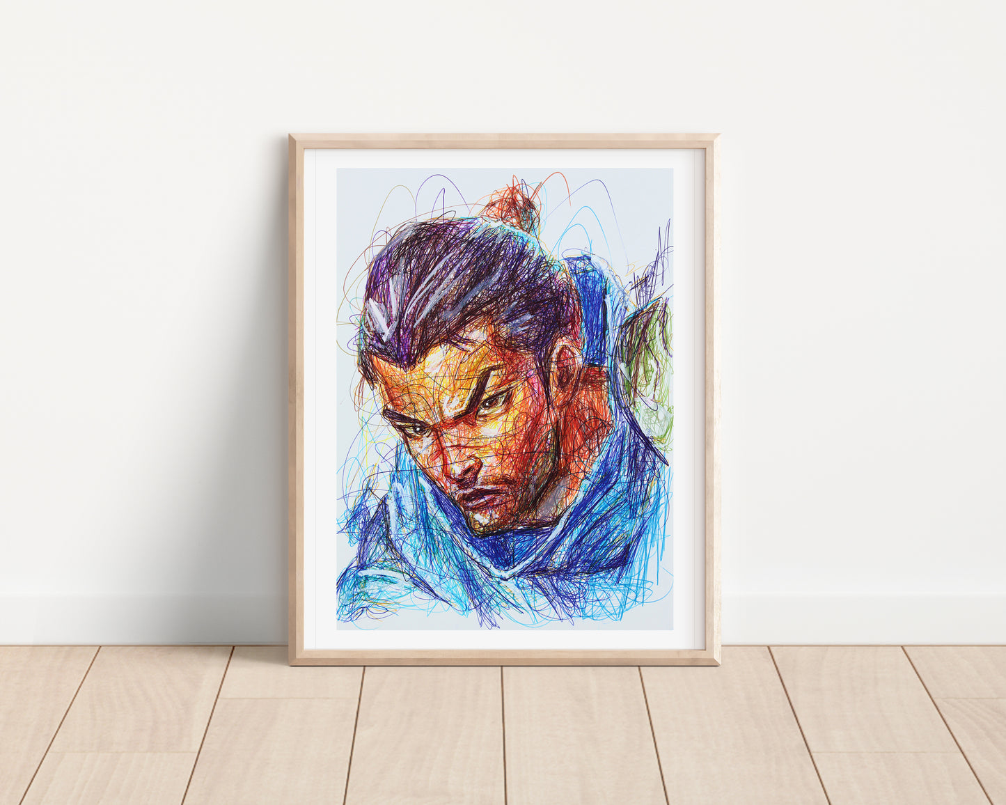 Yasuo Ballpoint Pen Print