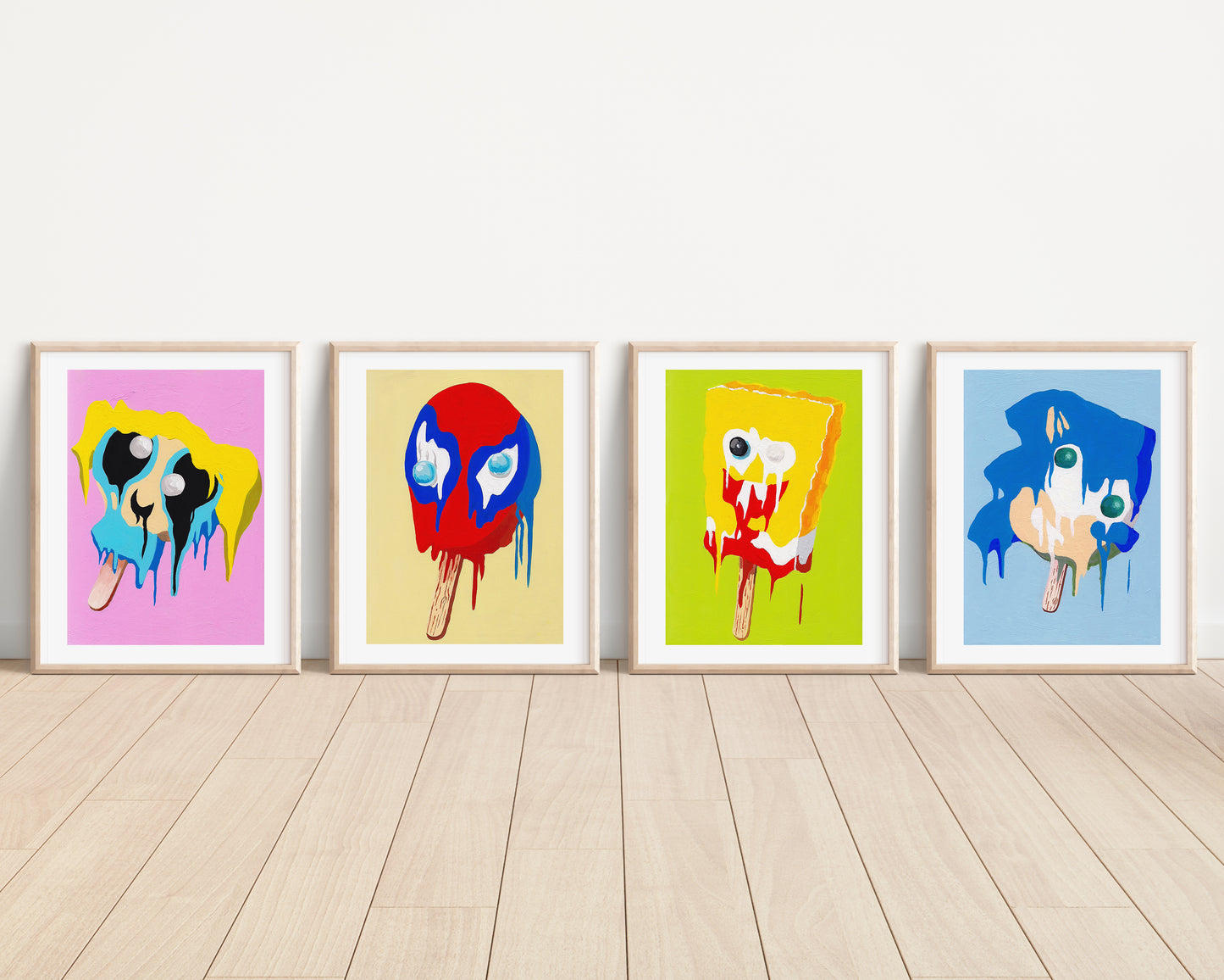 Nostalgia Popsicles Print Set