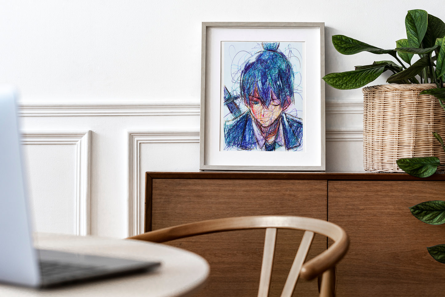 Aki Hayakawa Ballpoint Pen Print