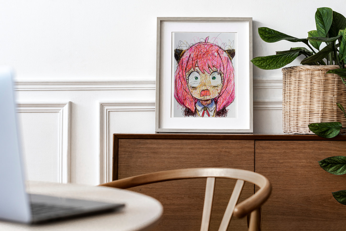 Anya Forger Ballpoint Pen Print