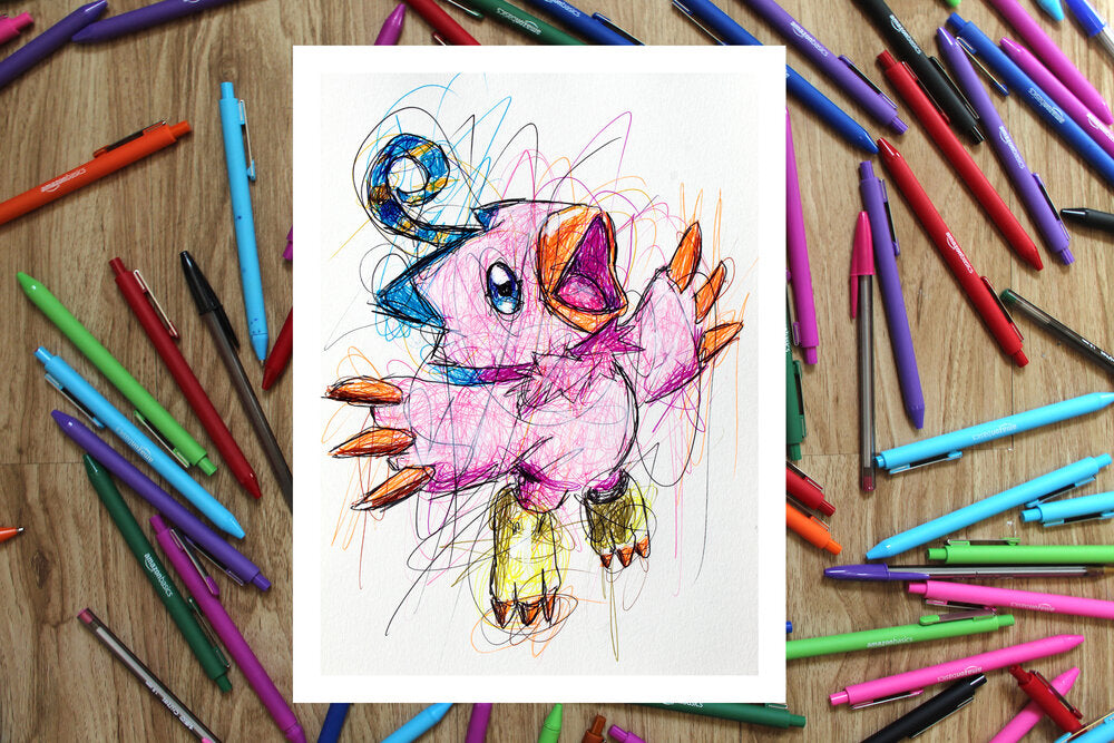 Digimon Ballpoint Pen Art Print Set-Cody James by Cody
