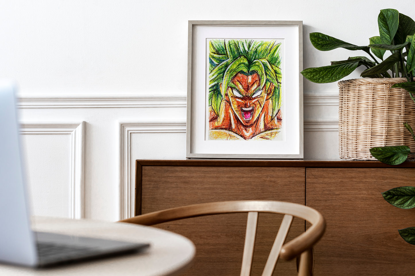 Broly Ballpoint Pen Print