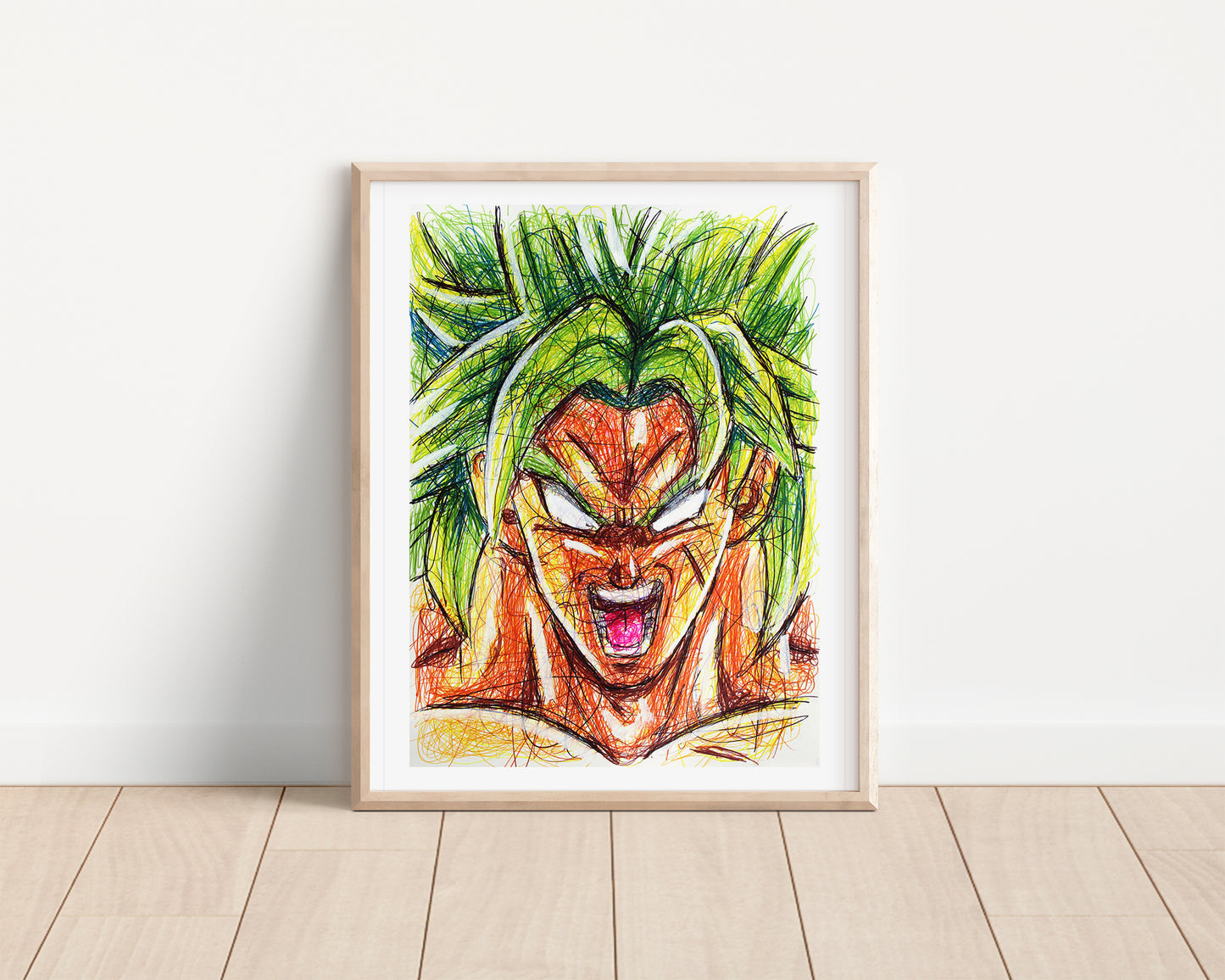 Broly Ballpoint Pen Print