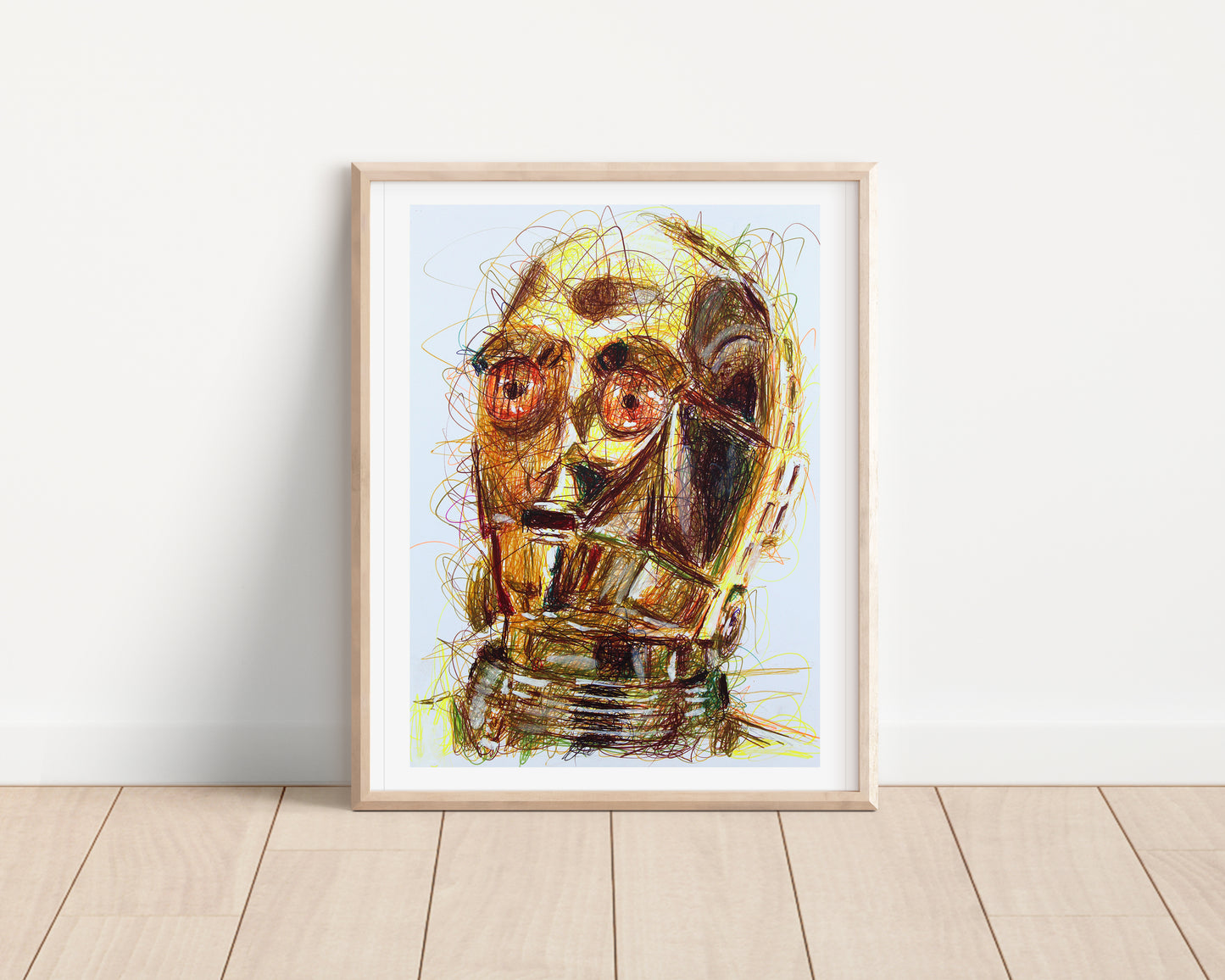 C3PO Ballpoint Pen Print