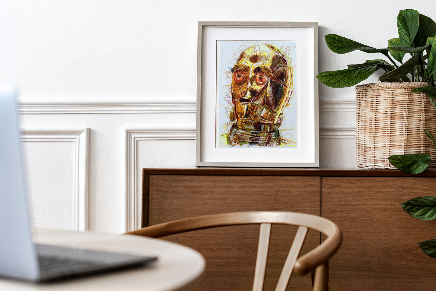 C3PO Ballpoint Pen Print