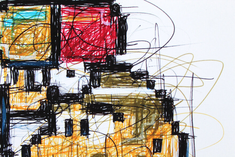 Dr. Mario Ballpoint Pen Scribble Art Print-Cody James by Cody
