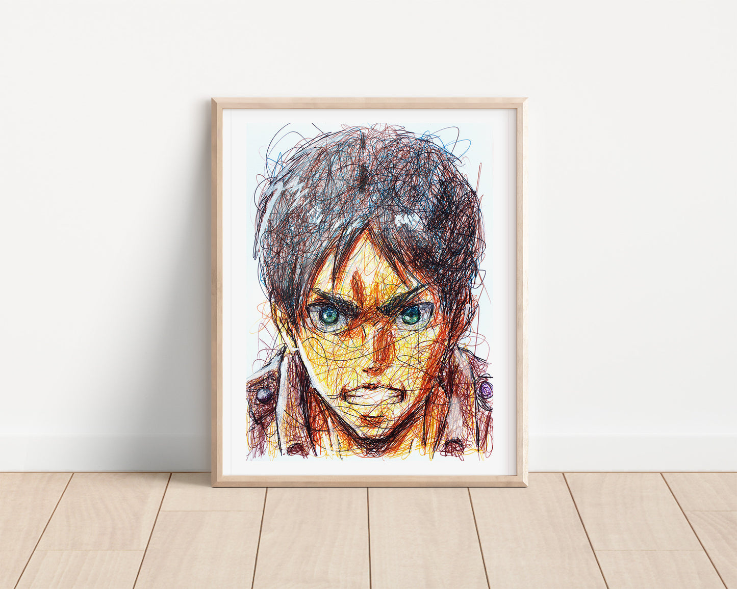 Eren Yeager Fanart Print