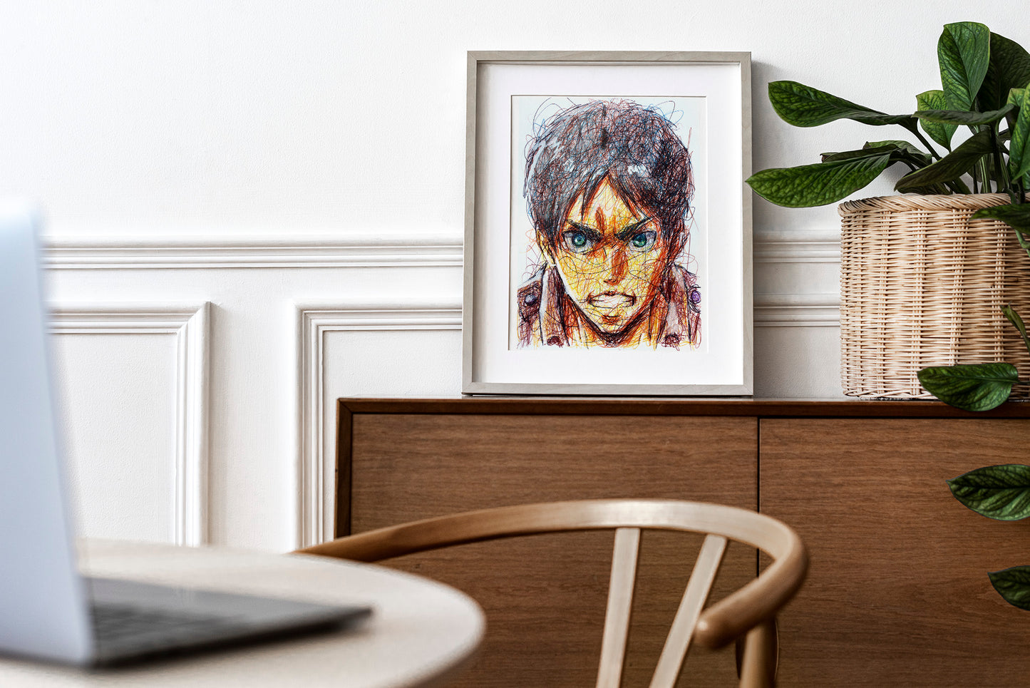 Eren Yeager Fanart Print