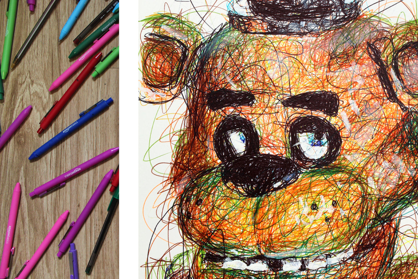 Freddy Fazbear Ballpoint Pen Print
