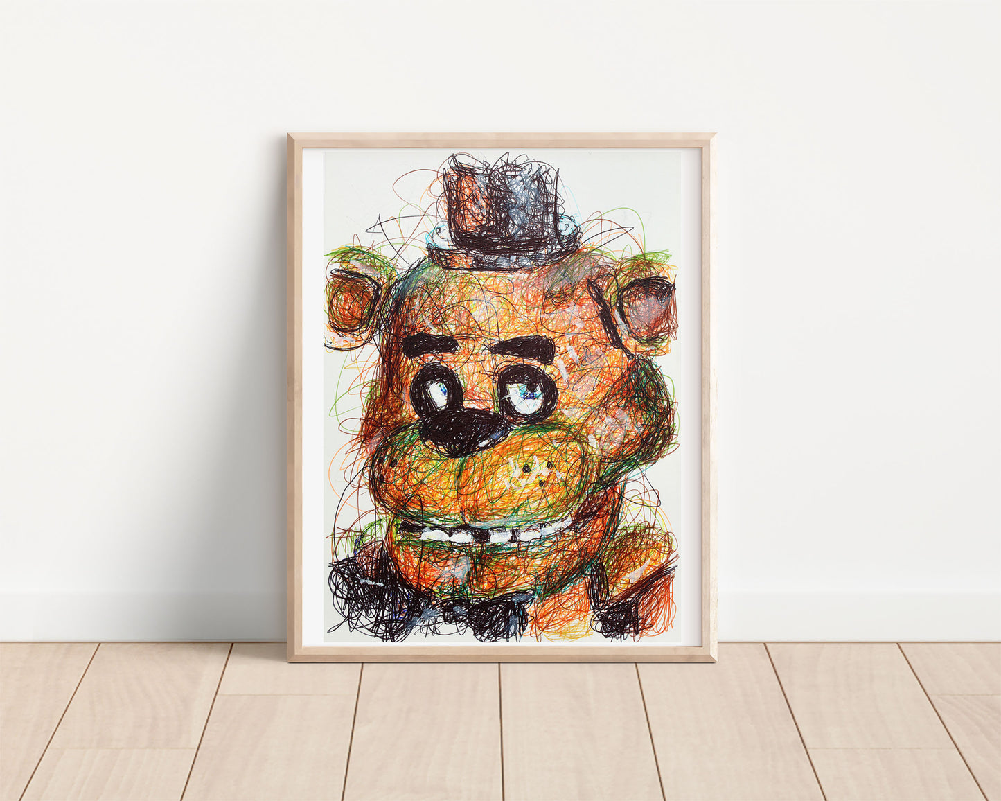 Freddy Fazbear Ballpoint Pen Print