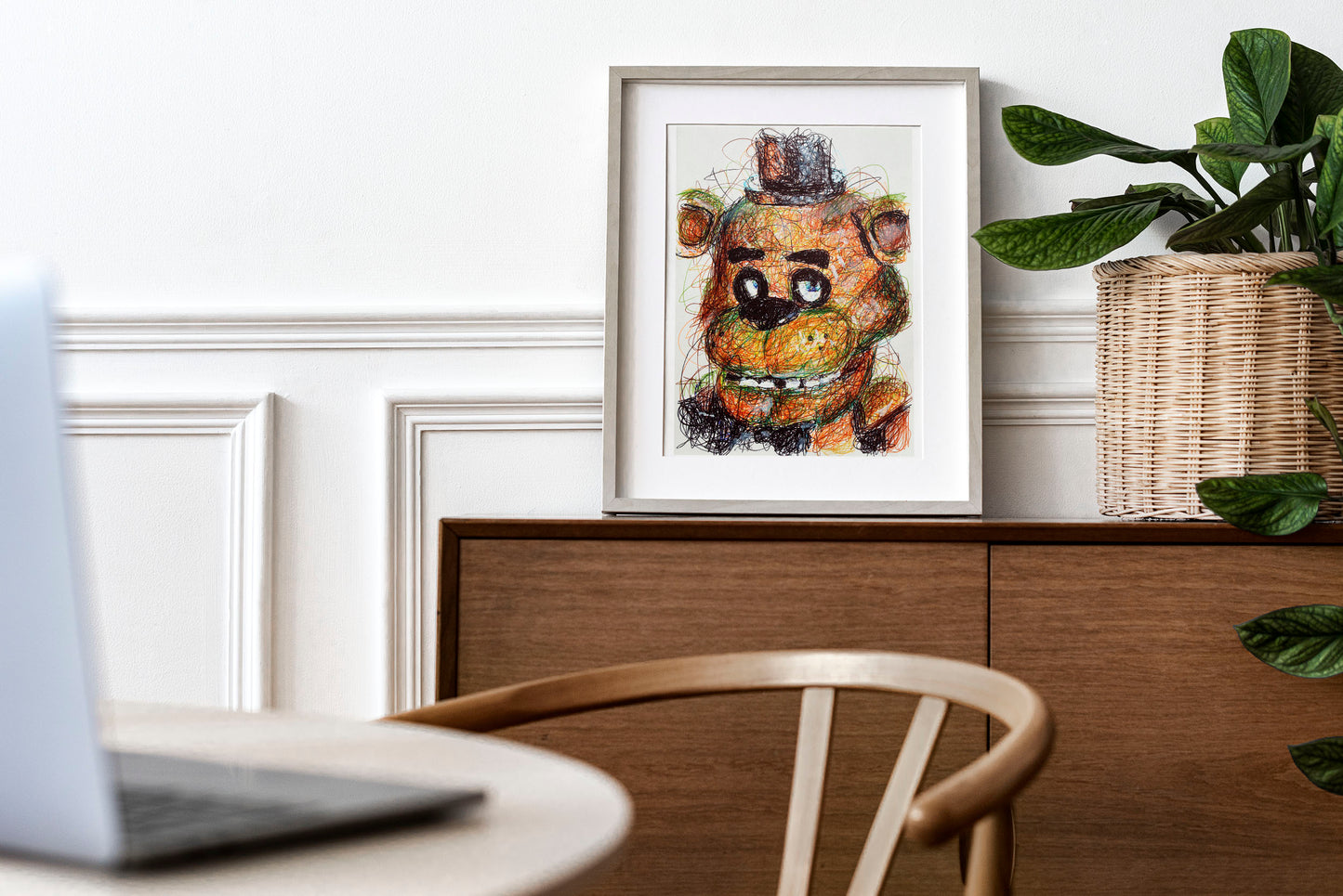 Freddy Fazbear Ballpoint Pen Print