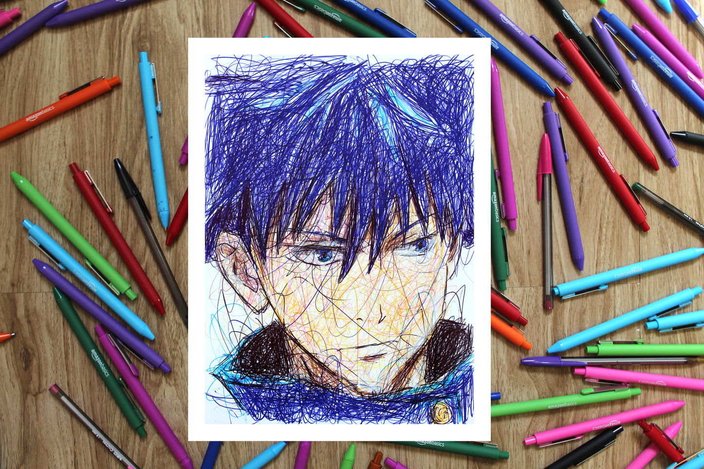 Jujutsu Kaisen Ballpoint Pen Poster Set