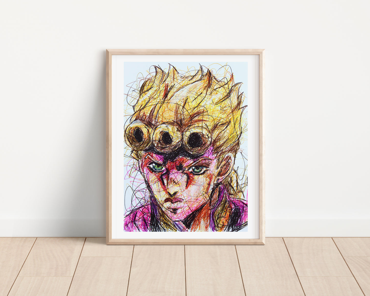 Giorno Giovanna Ballpoint Pen Print