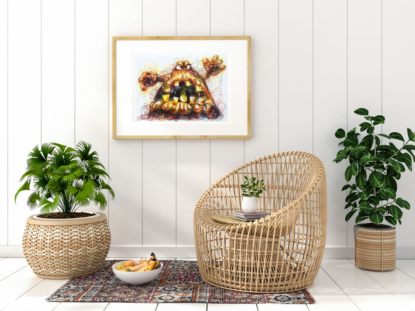 Great Mighty Poo Ballpoint Pen Art Print