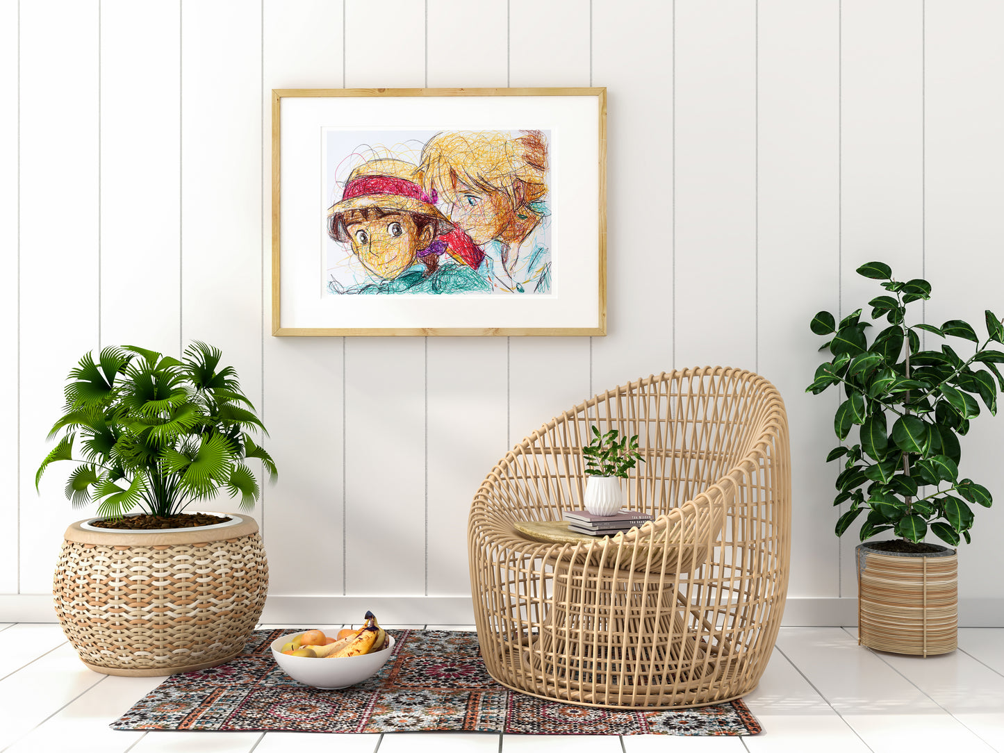 Howl's Moving Castle Ballpoint Pen Print