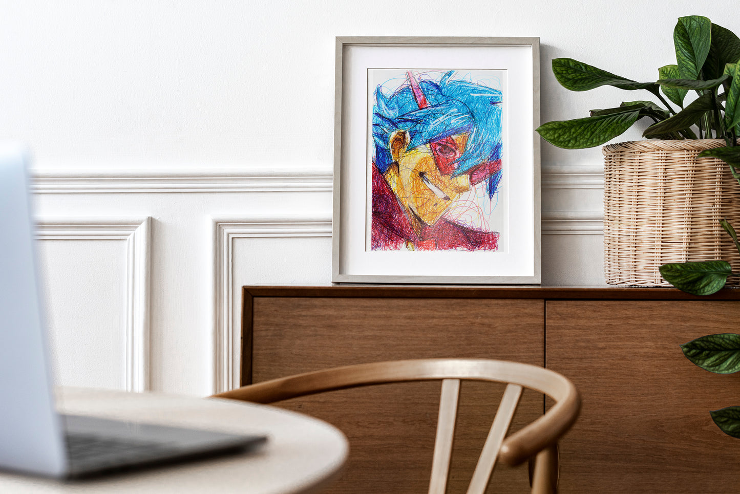 Kamina Ballpoint Pen Print