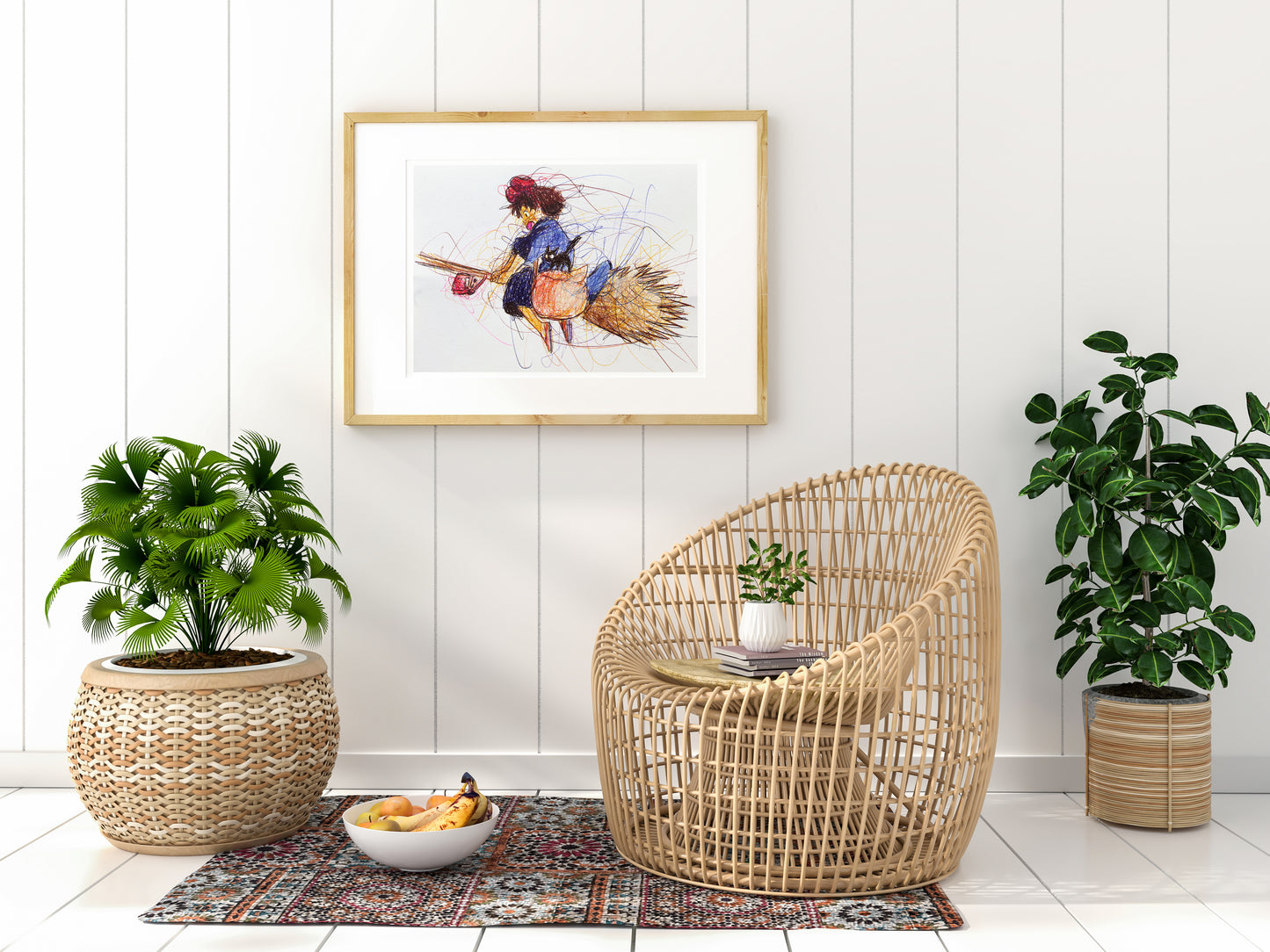 Kiki Ballpoint Pen Print
