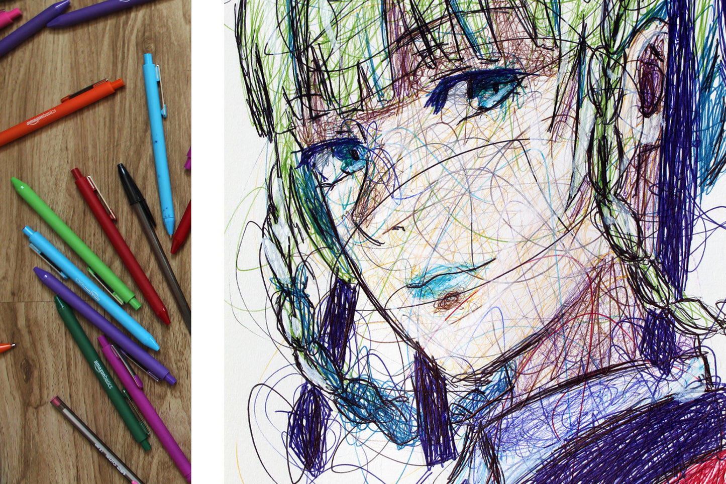 Kirari Momobami Ballpoint Pen Fanart
