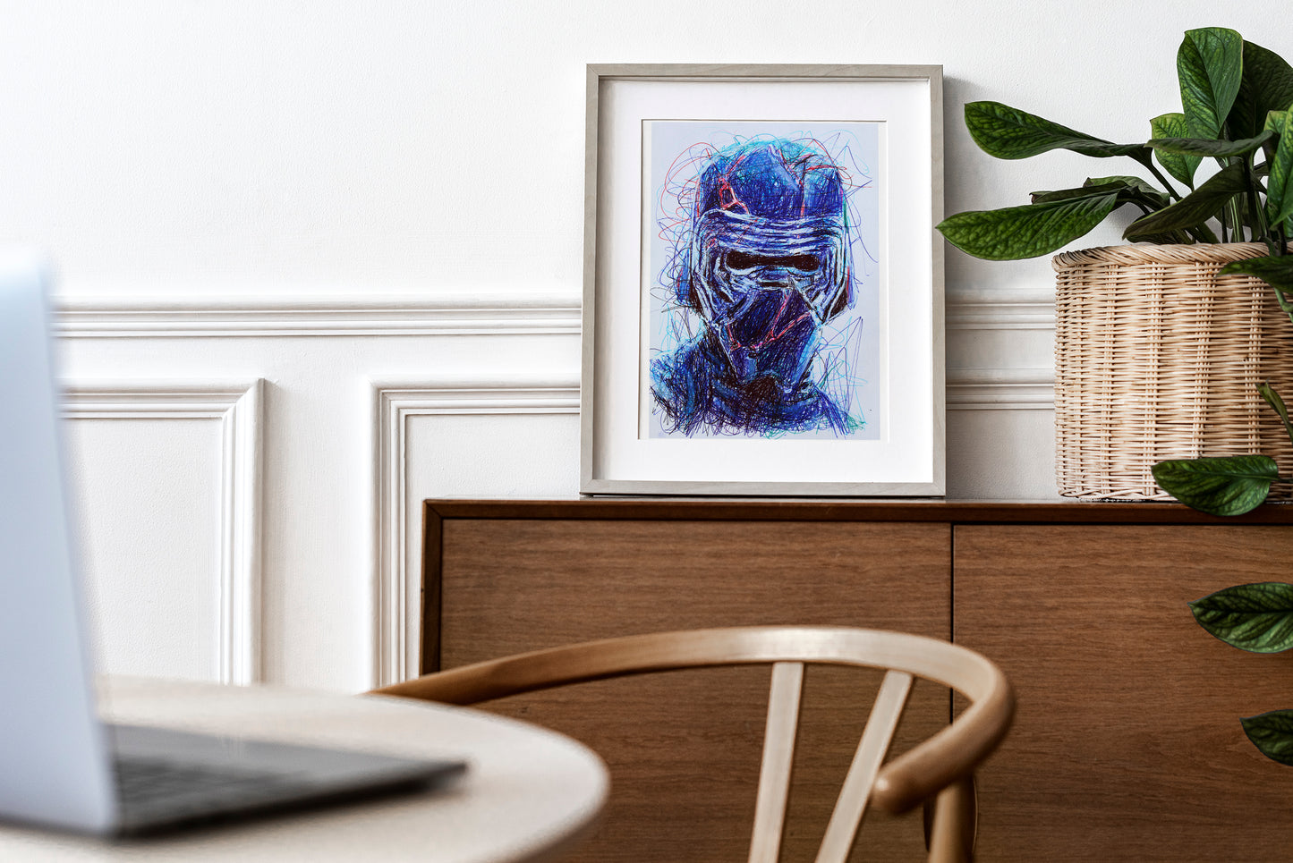 Kylo Ren Ballpoint Pen Print