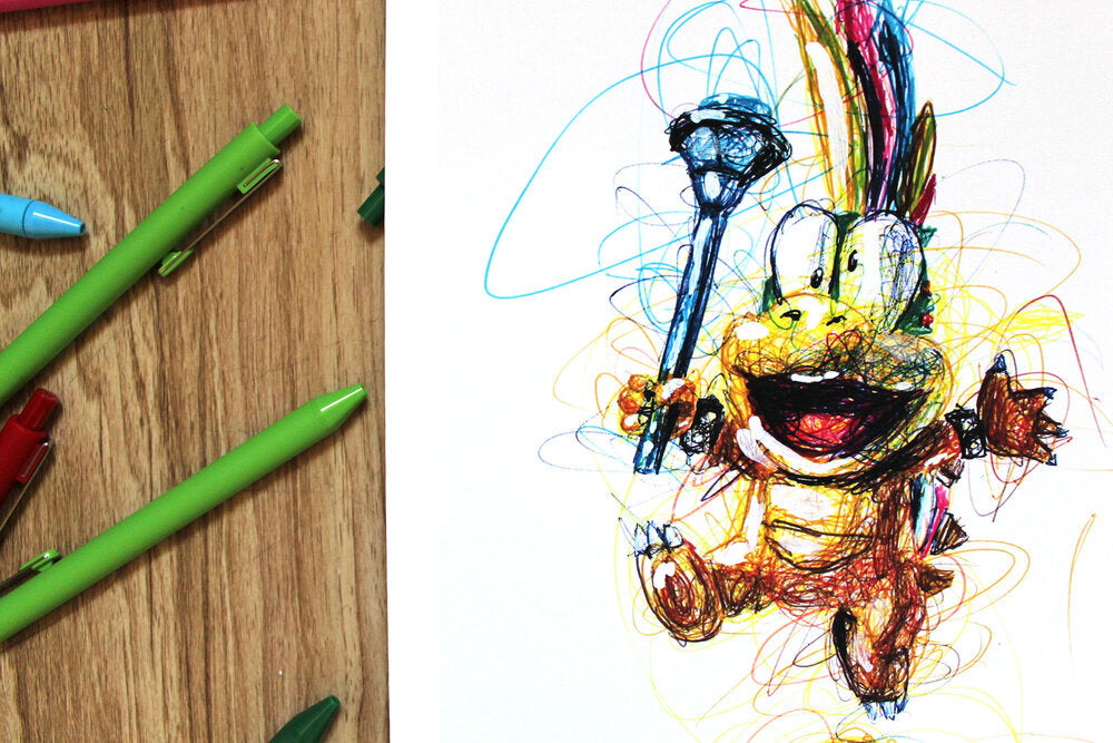 Koopa Kids Complete Ballpoint Pen Art Print Set-Cody James by Cody