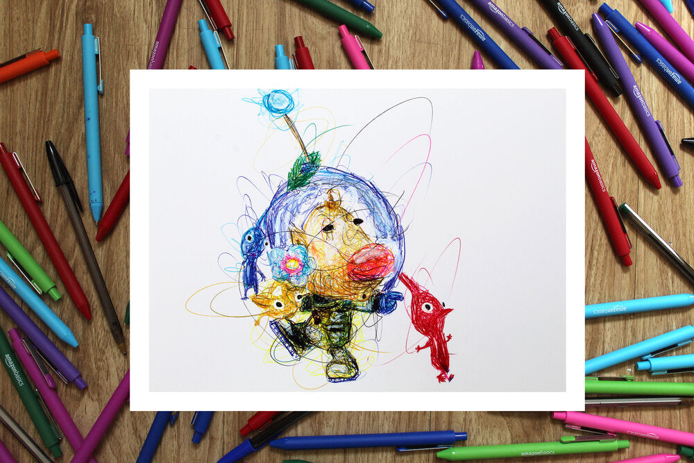 Pikman Ballpoint Pen Art Print Set-Cody James by Cody