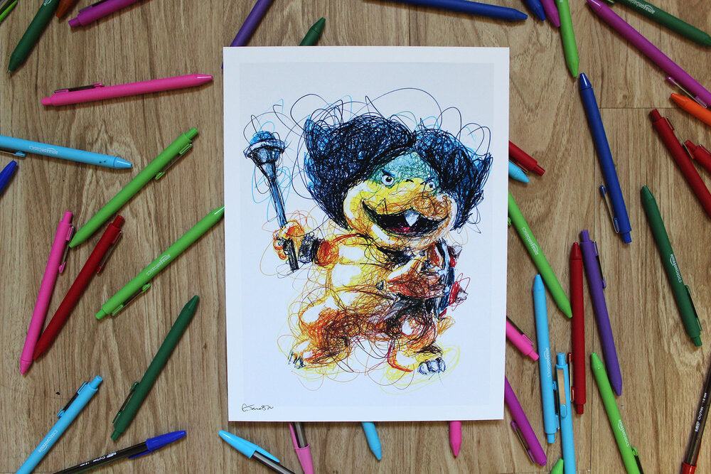 Koopa Kids Complete Ballpoint Pen Art Print Set-Cody James by Cody
