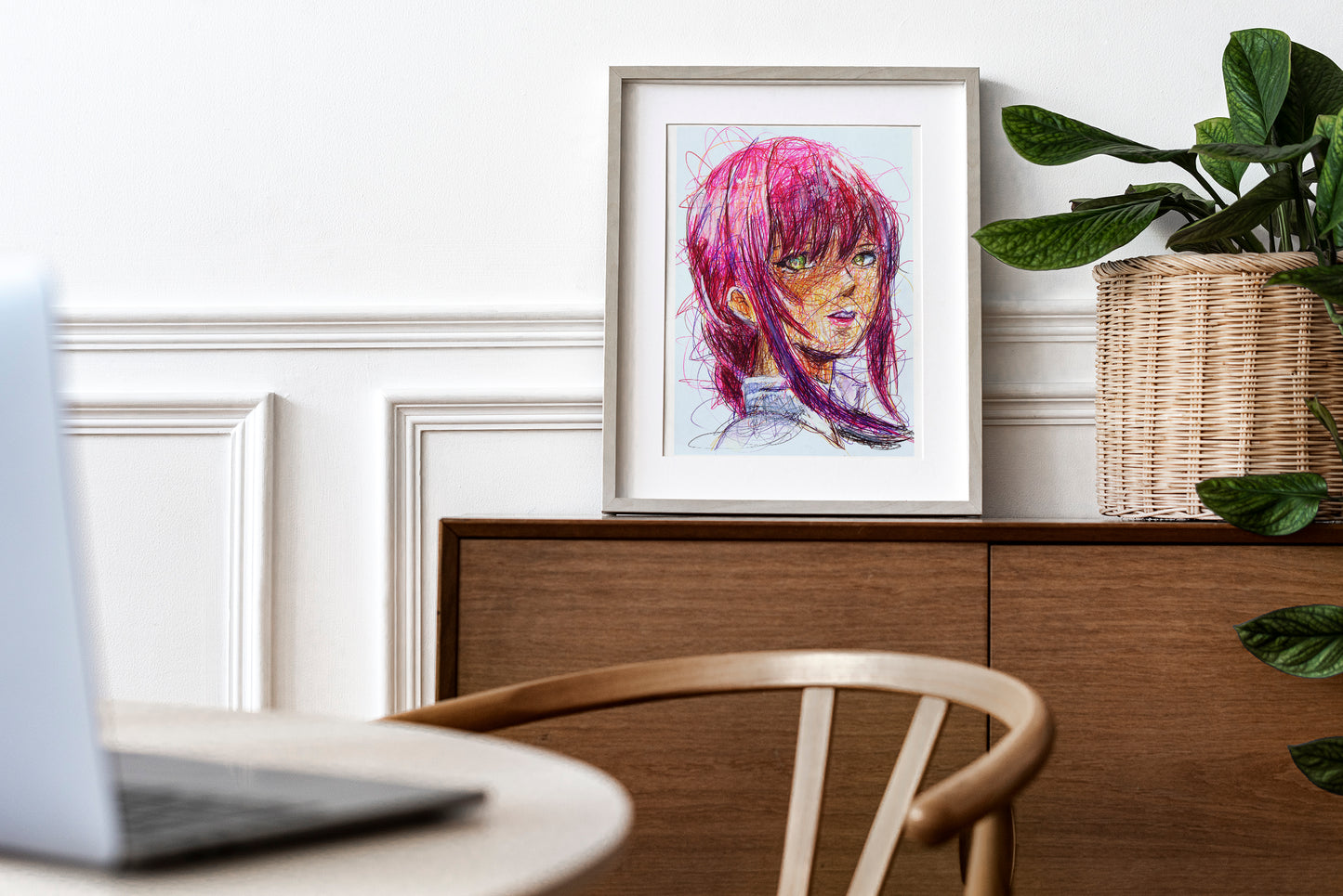 Makima Ballpoint Pen Print