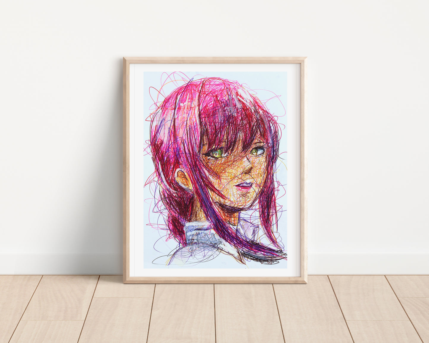 Makima Ballpoint Pen Print