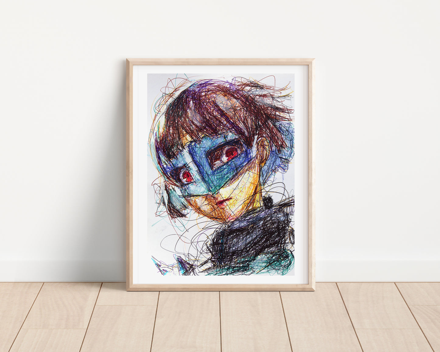 Makoto Niijima Ballpoint Pen Print