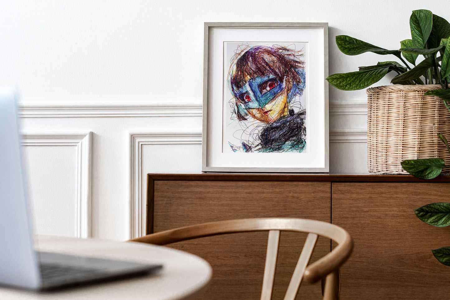 Makoto Niijima Ballpoint Pen Print