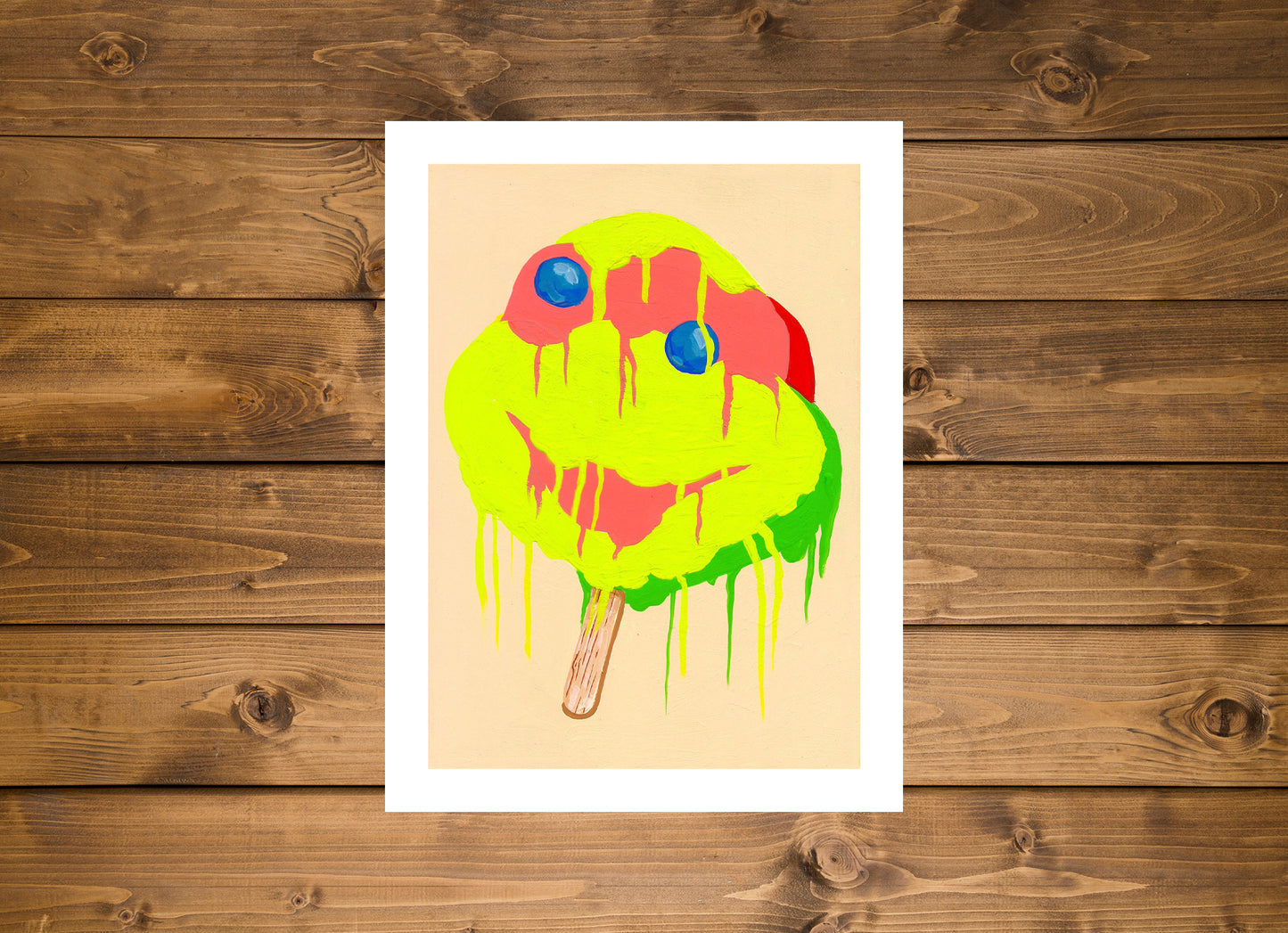Michelangelo Popsicle Print
