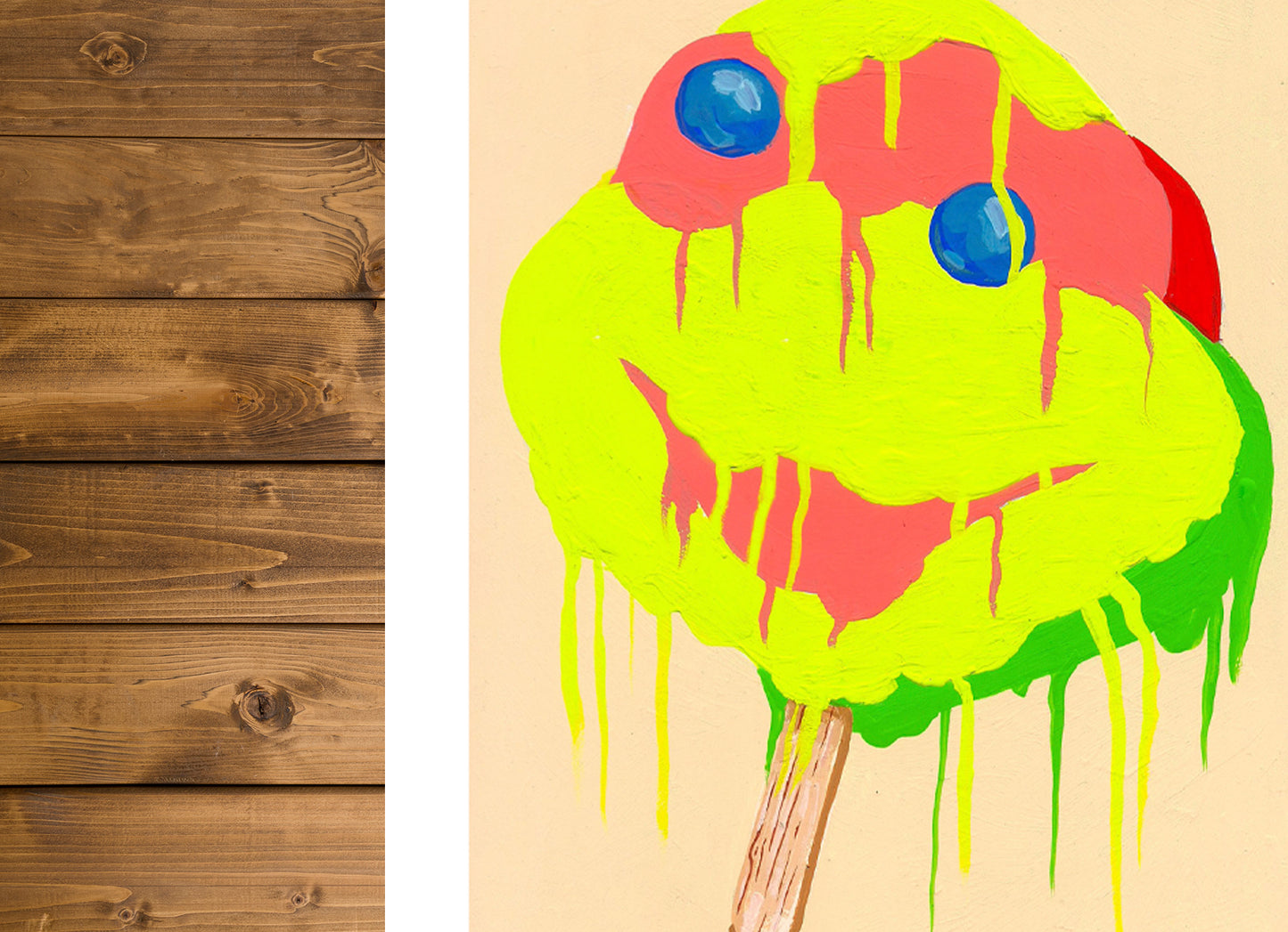 Michelangelo Popsicle Print