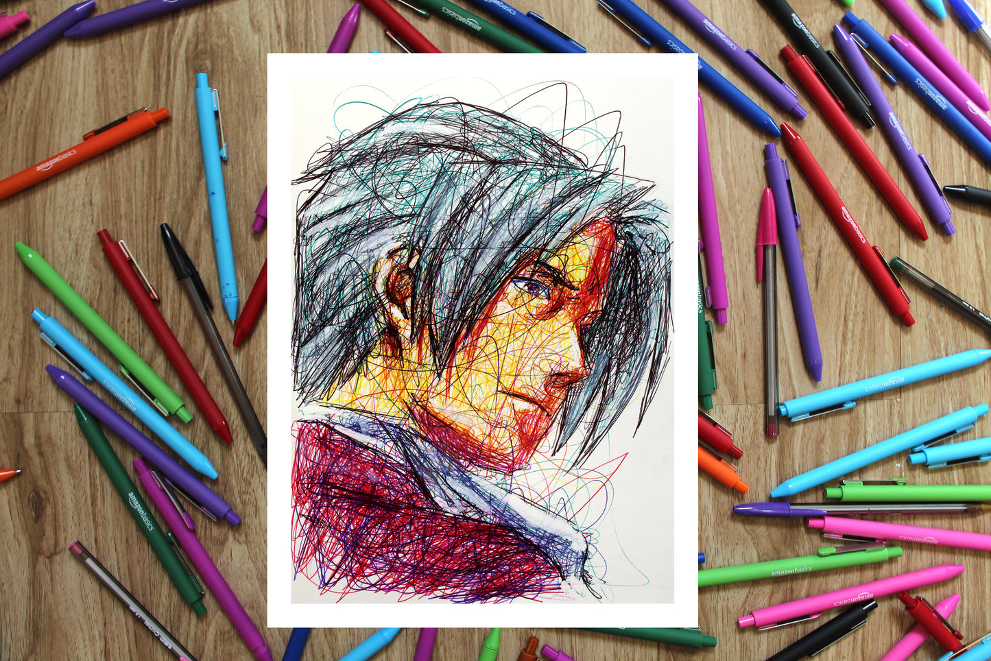 Miles Edgeworth Ballpoint Pen Print