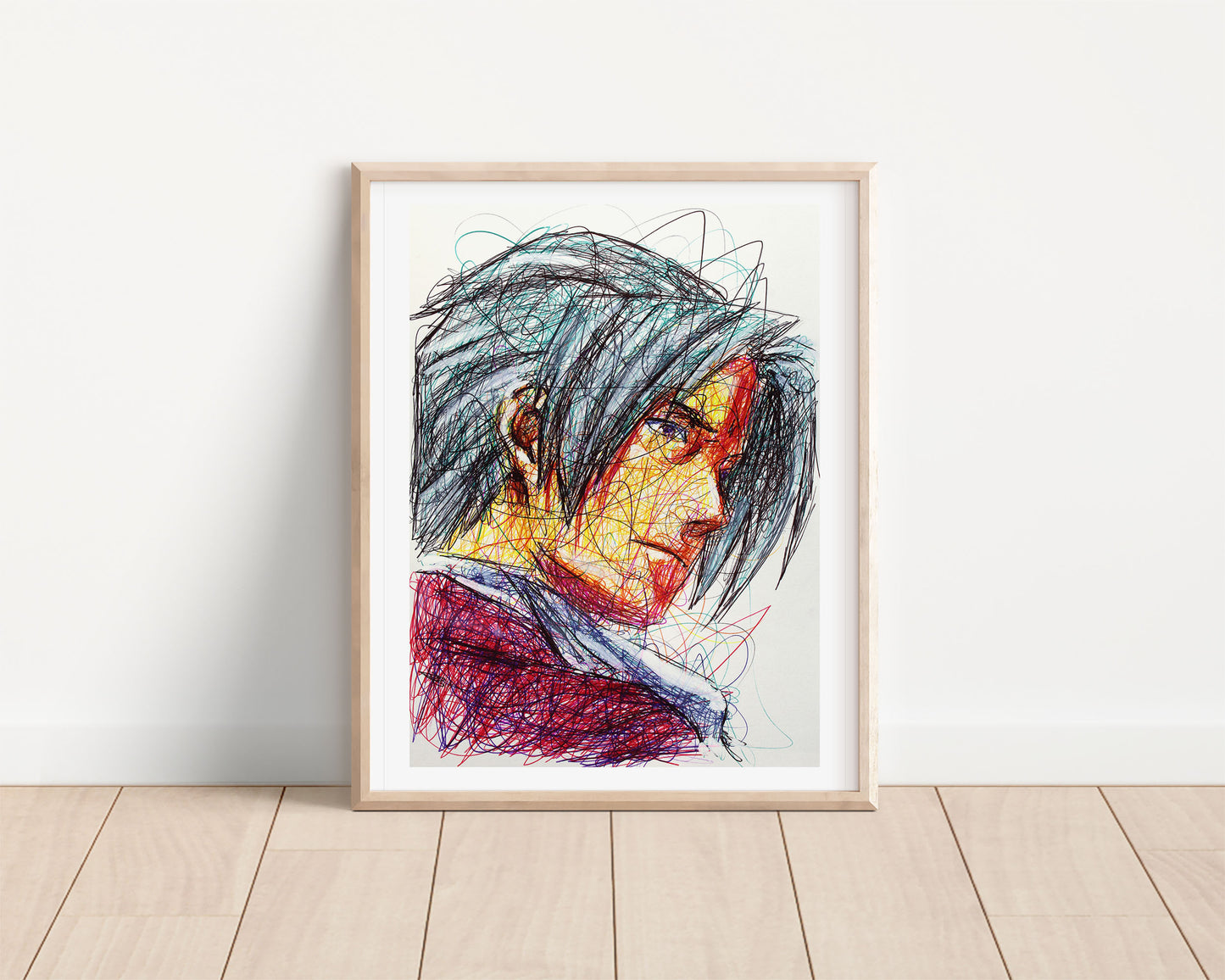 Miles Edgeworth Ballpoint Pen Print