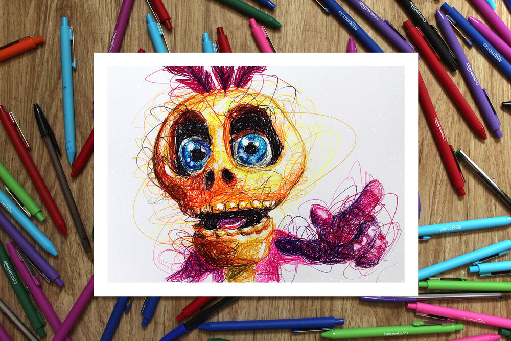 Banjo Kazooie Ball Point Pen Art Print Set-Cody James by Cody