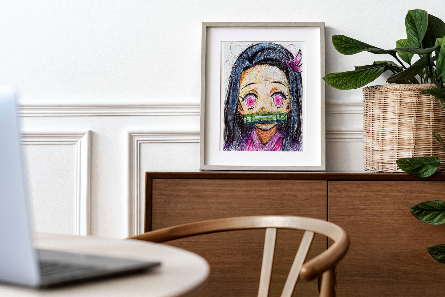 Nezuko Kamado Ballpoint Pen Fanart