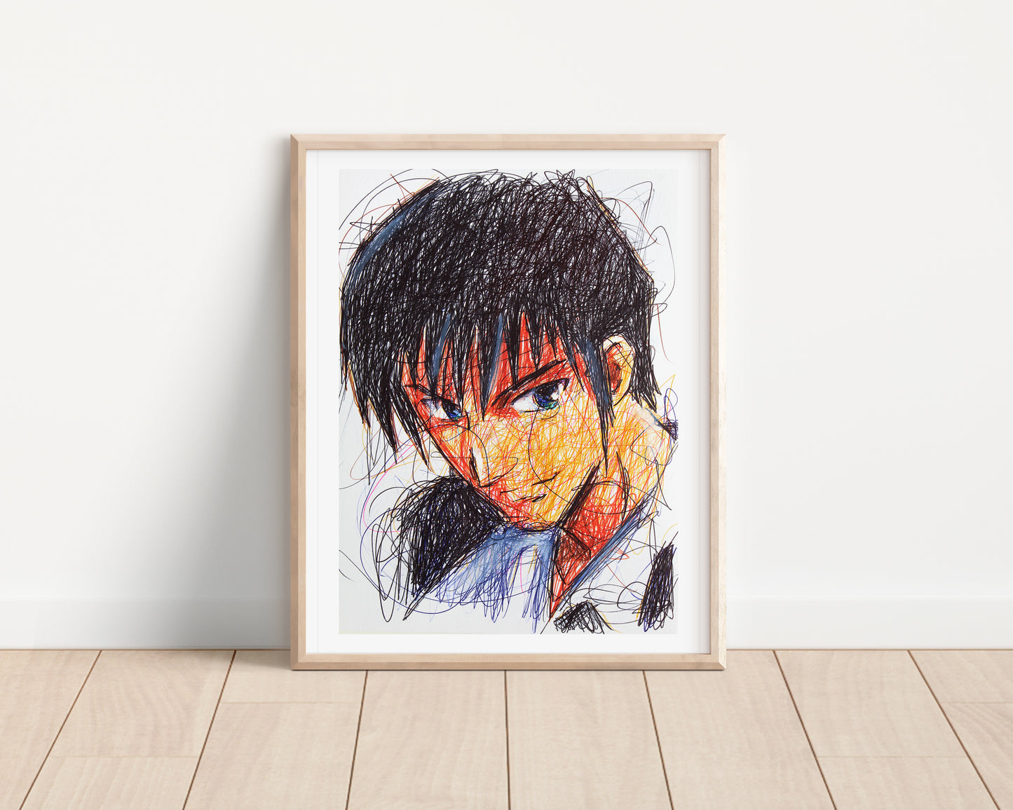 Nicholas D. Wolfwood Ballpoint Pen Print