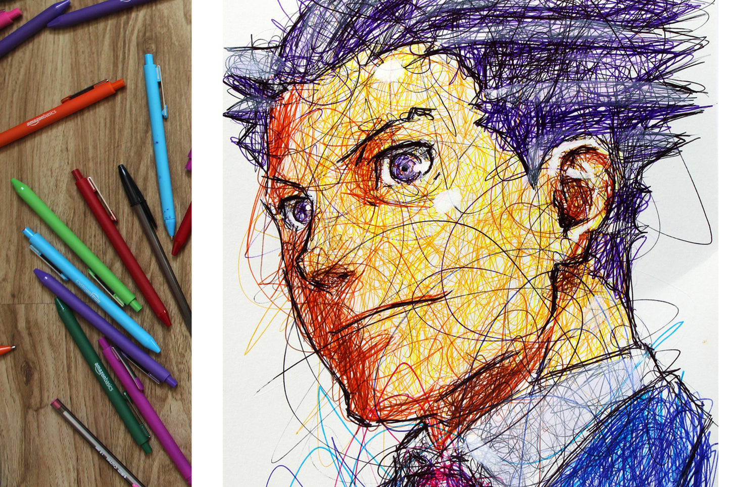 Phoenix Wright Ballpoint Pen Art Print