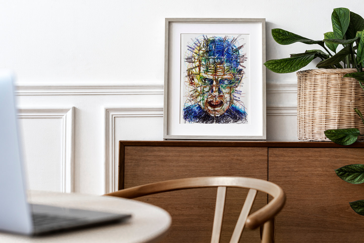 Pinhead Ballpoint Pen Art Print