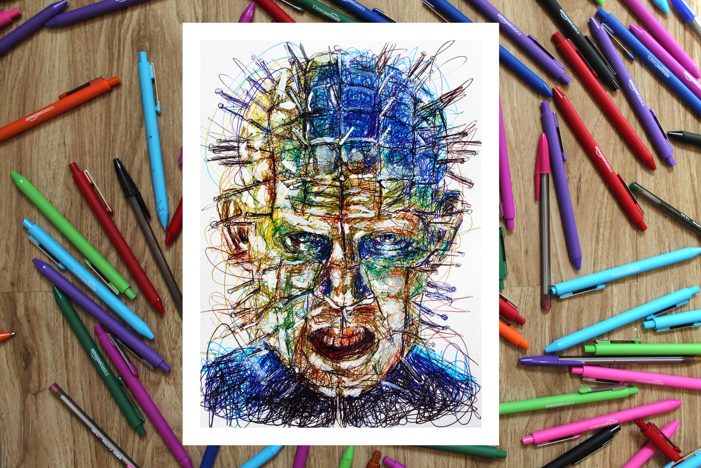 Pinhead Ballpoint Pen Art Print