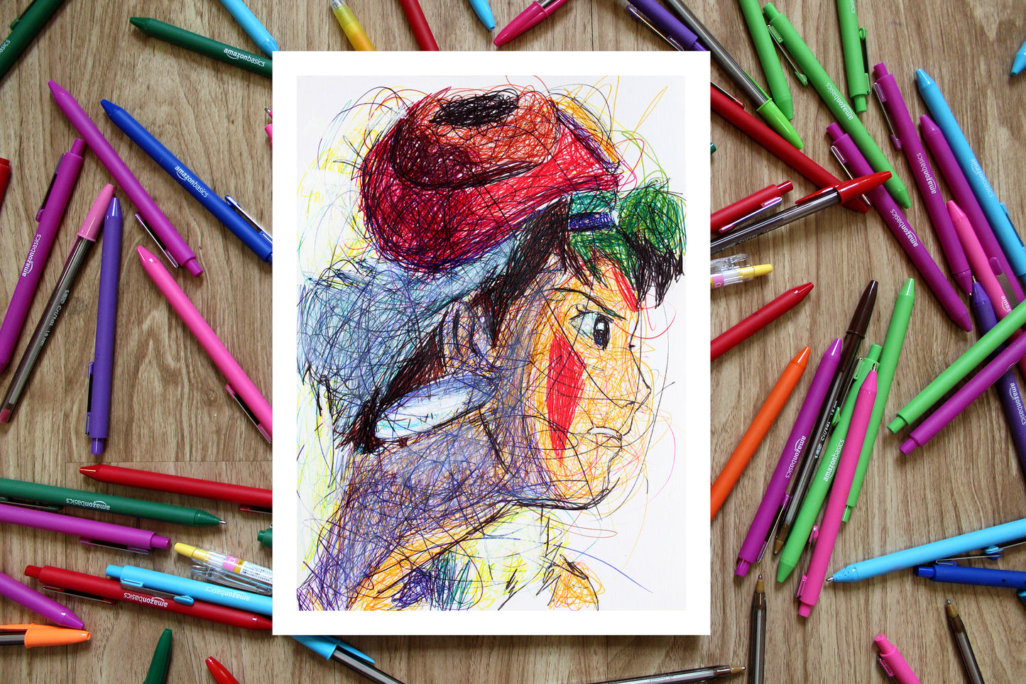 Princess Mononoke Ballpoint Pen Print