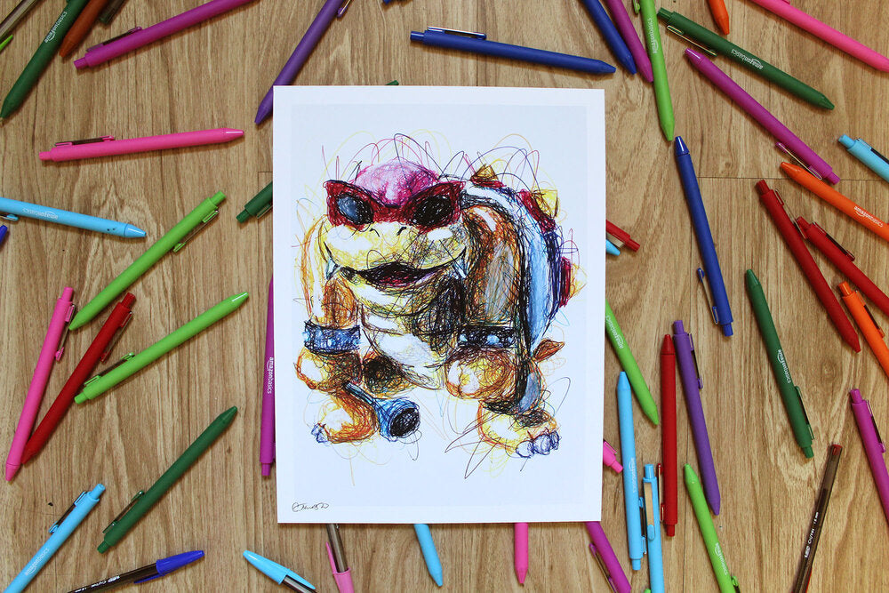 Koopa Kids Complete Ballpoint Pen Art Print Set-Cody James by Cody