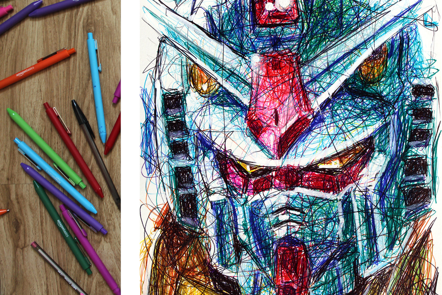 RX-78 Ballpoint Pen Print