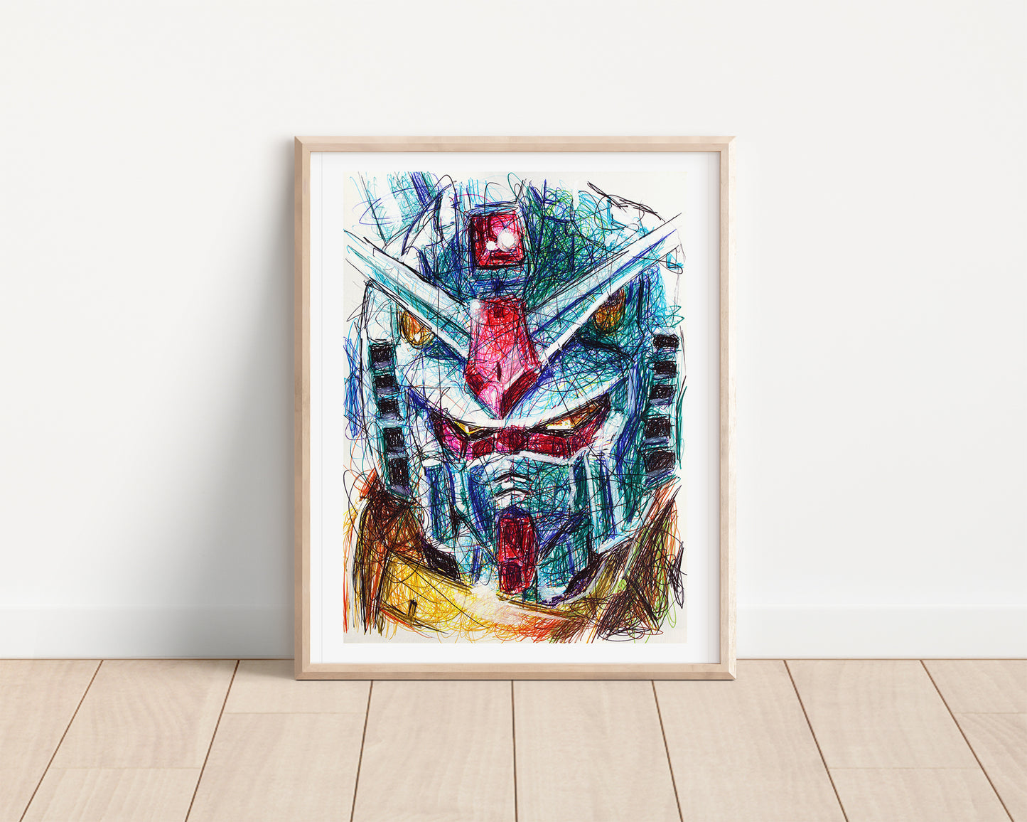 RX-78 Ballpoint Pen Print