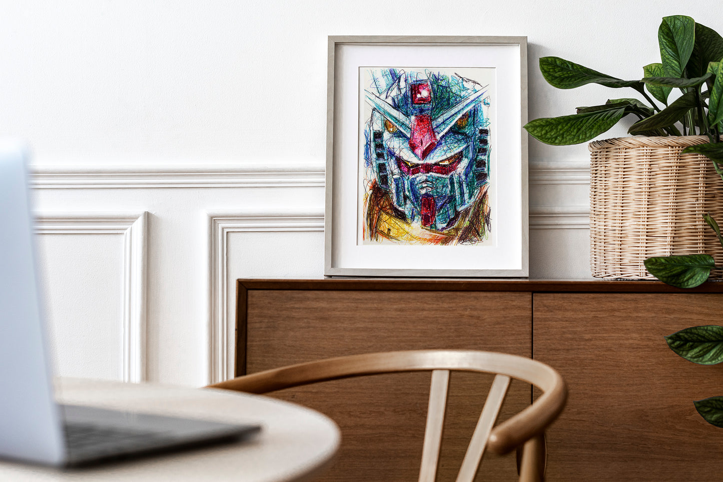 RX-78 Ballpoint Pen Print