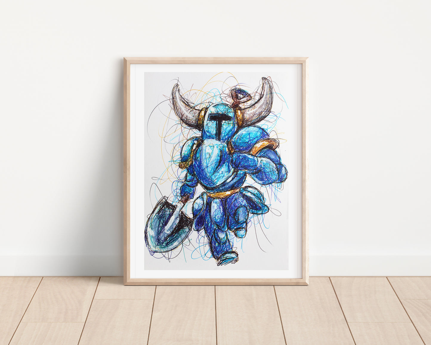 Shovel Knight Ballpoint Pen Print