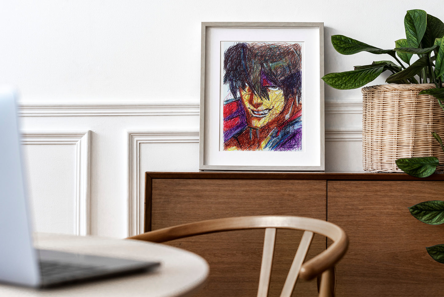 Sol Badguy Ballpoint Pen Print