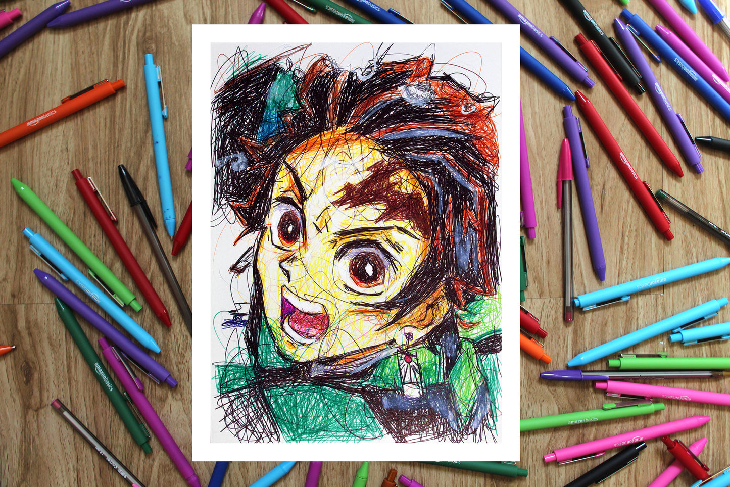 Demon Slayer Ballpoint Pen Print Set