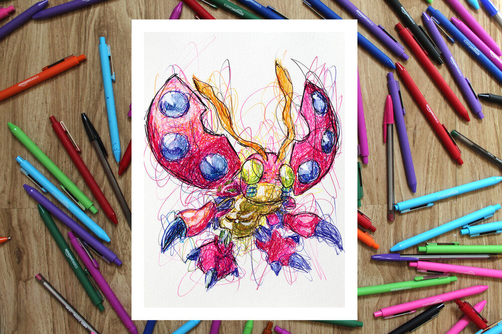 Digimon Ballpoint Pen Art Print Set-Cody James by Cody