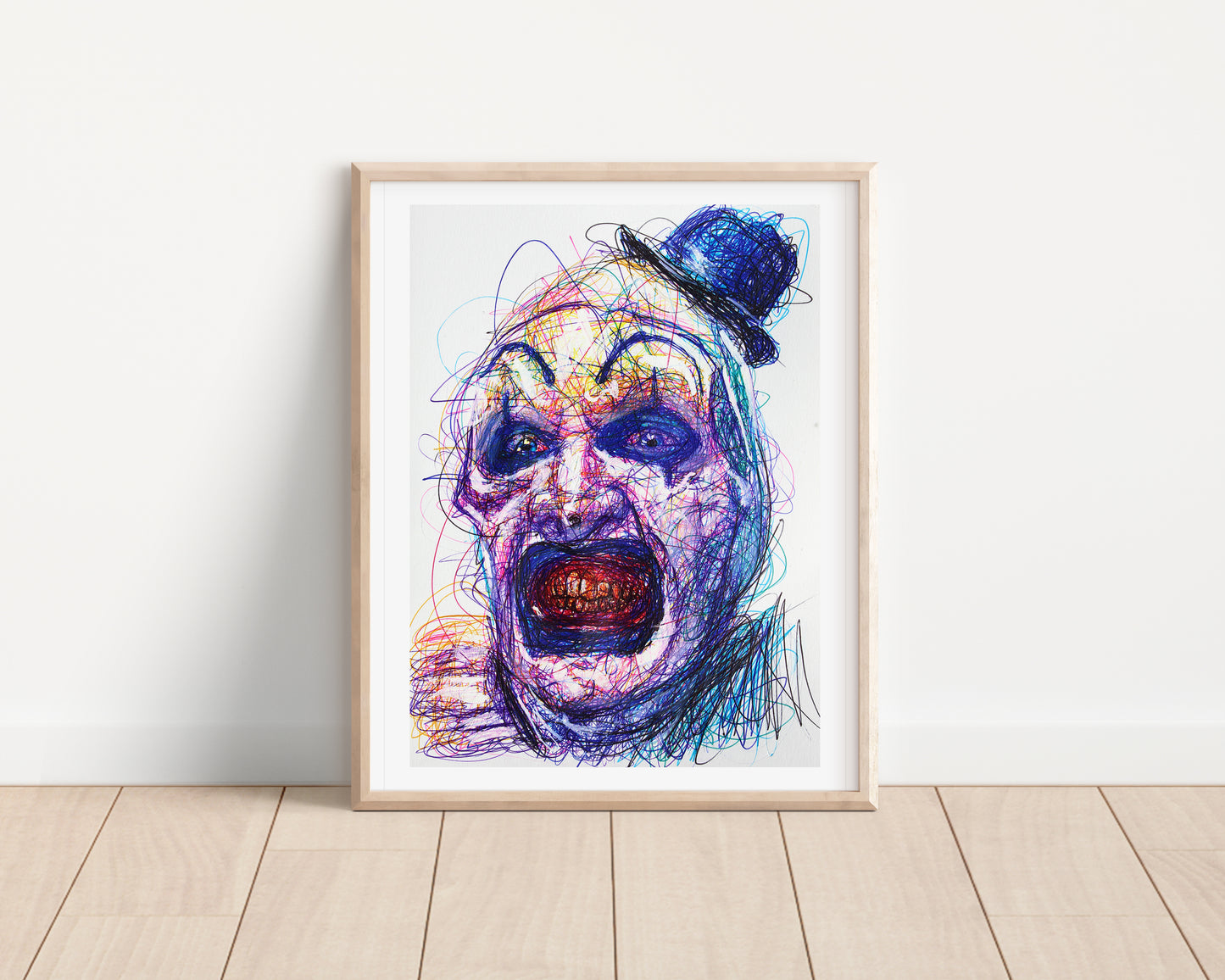 Terrifier Ballpoint Pen Art Print